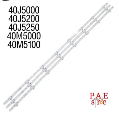 #หลอดแบ็คไลท์ TV ซัมซุง Backlight Samsung รุ่น 40J5000 40J5200 40J5250 40M5000 40M5100 1set 3 แถว 8 LED