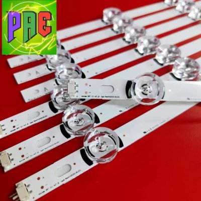 #หลอด แบ๊คไล้ท์ LG แอลจี LED Backlight TV 42” รุ่น 42LB 42LF 8 ดวง (4 เส้น) #อะไหล่ทีวี