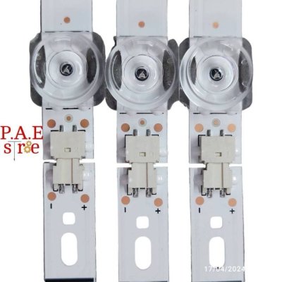 #หลอดเเบล็คไลท์ทีวี HISENSE 50A6500 50A7200F 50A7100F 50E6F 50E7G 1ชุดมี3แถว แบ่งเป็น2ท่อน 7+7 ยาวแถวละ 91.3 cm 3v  สินค้าใหม่ #อะไหล่ทีวี #หลอดเเบล็คไลท์ทีวี #หลอดLED