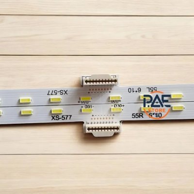 0000001 #หลอดแบล็คไลท์ SONY โซนี่  รุ่น KD-55X8500D 1 SET 2 แถว 60 LED 6 V ยาว 602 mm