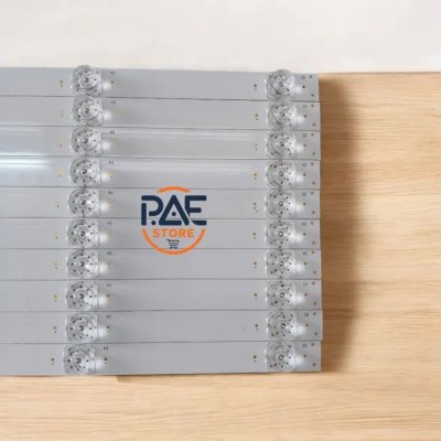 0000020 #หลอดแบ็คไลท์ TV ACONATIC  อะโคนาติก รุ่น 55RS542AN 1set 10 แถว แถวละ 5 LED 3 V