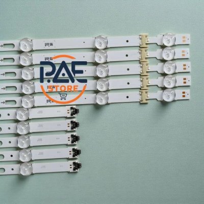 0001566 #หลอดแบล็คไลท์ทีวีซัมซุง BlackLights Samsung รุ่น 48J6300 : 48J6350 : 48J6375 : 48J6500 : 48J6370 : 48J6530 : 48J6400 : 48J6500 : 48J6520 1 ชุด 5 แถว 4+6 led 3 v ยาว 973 mm