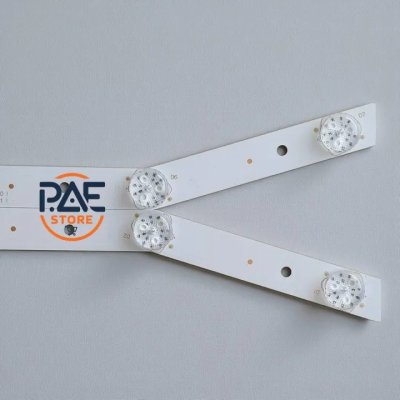 0001557 #หลอดแบล็คไลท์ทีวีโตชิบา BlackLights Toshiba รุ่น 32L1600VT : 32L2600VT : 32L3650VT : 32L56500VT 1 ชุด 2 แถว 7 led 3 v ยาว 568 mm