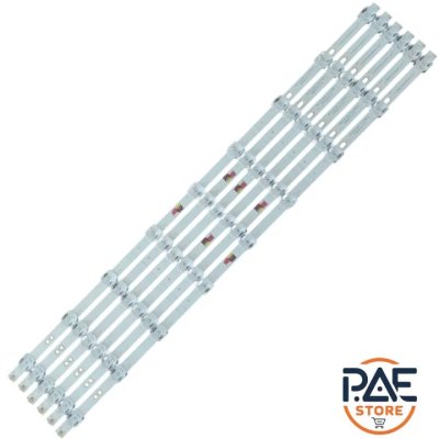 0000025 #หลอดแบล็คไลท์ Black Light Hisense รุ่น 65E6F 65A7100F 65 นิ้ว 1Set 6+9 LED