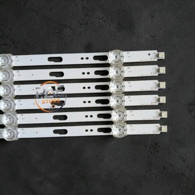 # Samsung Backlight Tv Bulbs, Backlight Tv Model Ua75Tu8000Kxxt Ua75Tu8100 Ua75Tu7000 Ua75Au7700 1 Set 6 Rows 12Led 4+4+4 3V Length 511+555+459mm