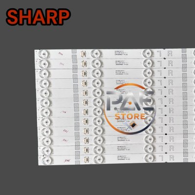 #ชาร์ป Sharp หลอดแบ็คไลท์ทีวีชาร์ป Backlight TV 50 นิ้ว (1 ชุดมี 12 แถว ยาว 470mm) รุ่น 4T-C50AL1X 4T-C50AH1X หลอดแอลอีดี 6 LED ไฟ 3V