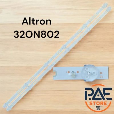 #อัลตรอน Altron หลอดแบล็คไลท์ทีวีอัลตรอน Backlight TV รุ่น 32ON802 1 ชุด มี 2 แถว แถวละ 6 LED