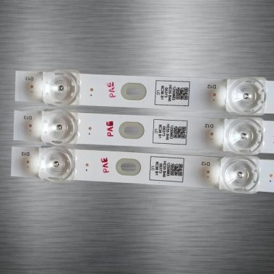 #ไฮเซ่น Hisense หลอดแบล็คไลท์ทีวีไฮเซ่น Backlight TV รุ่น 55A7100F 55E6F 1 set 3 แถว 13 LED 3V ยาว 1055mm เวอร์ชั่นต่อกลาง