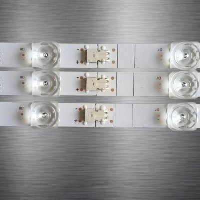 #ไฮเซ่น Hisense หลอดแบล็คไลท์ทีวีไฮเซ่น Backlight TV รุ่น 55A7100F 55E6F 1 set 3 แถว 13 LED 3V ยาว 1055mm เวอร์ชั่นต่อกลาง