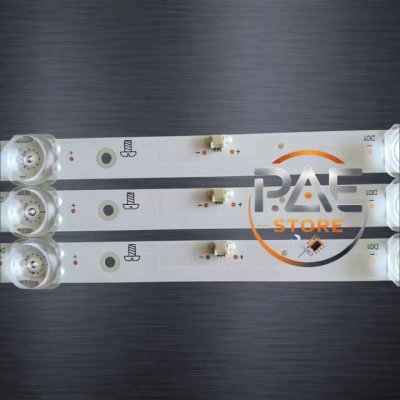 #ฟิลิปส์ Philips หลอดแบล็คไลท์ทีวี Backlight รุ่น 43PFT6195/67 1set 3 แถว 7 LED 3V ยาว 810 mm
