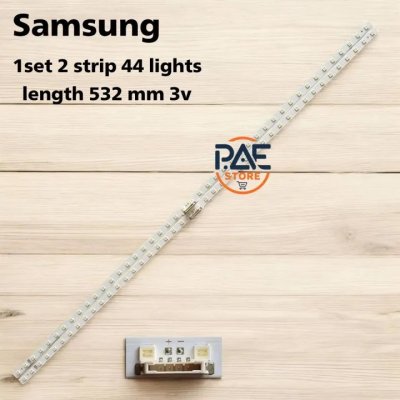 # Samsung Samsung Tv Backlight Bulb, Samsung Backlight Tv Model Qn49Q60R Qm49R 1Set 2 Rows 44 Led 3V Length 532mm