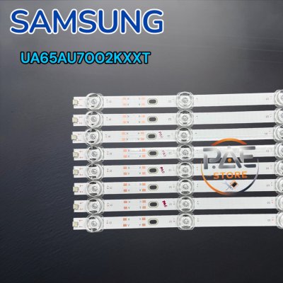 # Samsung Tv Backlight Bulb, Samsung Backlight Tv Model Ua65Au7002 (1 Set, 8 Rows, 7Led 3V, Length 625mm) Tv Spare Parts