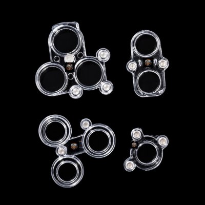 #Magnetic Camera Lens Protector Film for Repair Work, Compatible with iPhone Models 6-17 (1 Set of 4 Pieces)