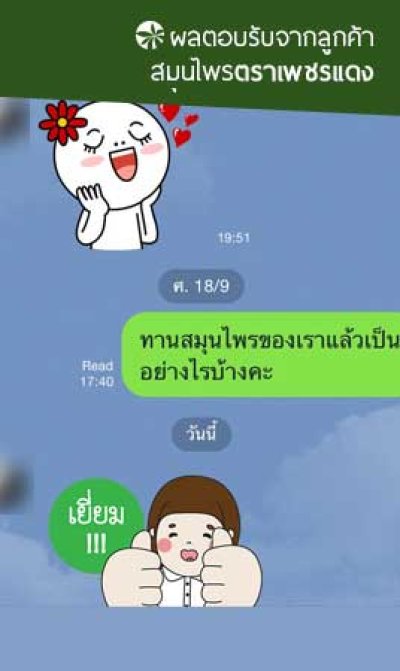 [ยาขับลม] ผลตอบรับจากผู้ใช้งาน