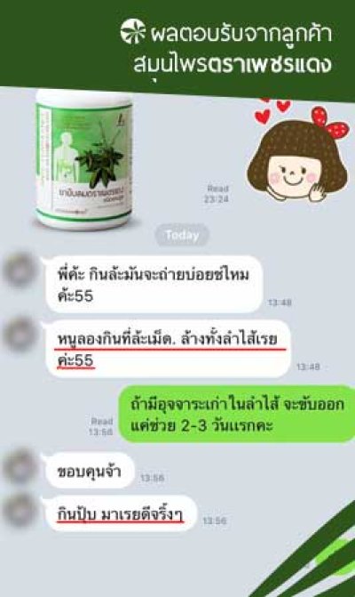 [ยาขับลม] ผลตอบรับจากผู้ใช้งาน