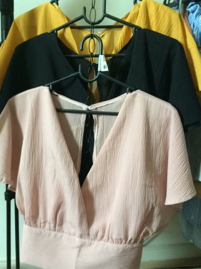 เสื้อครอปโบว์ใส่สบายมัดตามขนาดได้เลย ภาพจริงภาพสุดท้ายจ้า