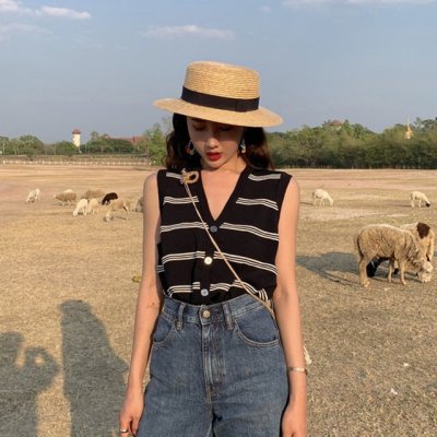 ของใหม่‼เสื้อไหมพรมแขนกุด ถ่ายจากสินค้าจริง