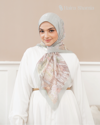 Haira Shamia Kyoto series - Laurel Hijab Scarf