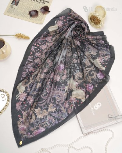 Haira Shamia ALIZA series - MIDNIGHT Hijab Scarf Haira Shamia ALIZA series - MIDNIGHT Hijab Scarf