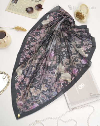 Haira Shamia ALIZA series - MIDNIGHT Hijab Scarf Haira Shamia ALIZA series - MIDNIGHT Hijab Scarf