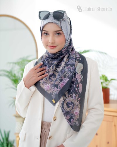 Haira Shamia ALIZA series - MIDNIGHT Hijab Scarf