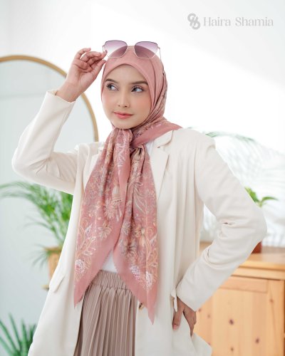 Haira Shamia ALIZA series - TERRACOTTA Hijab Scarf