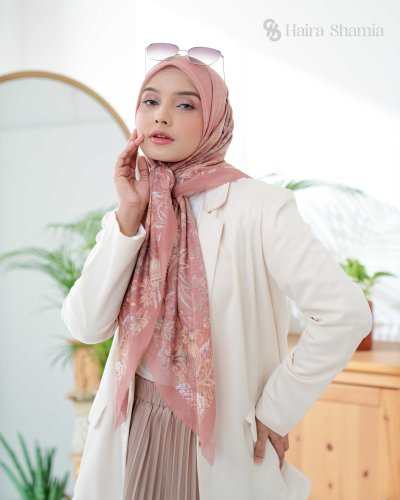 Haira Shamia ALIZA series - TERRACOTTA Hijab Scarf