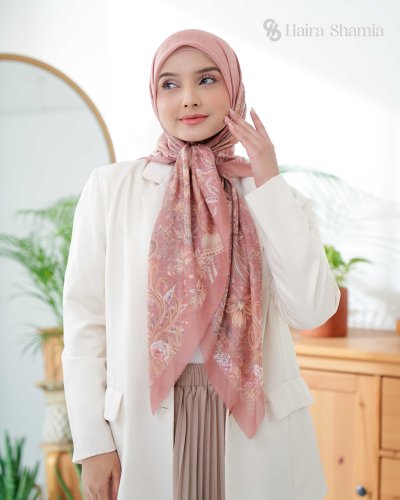 Haira Shamia ALIZA series - TERRACOTTA Hijab Scarf