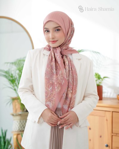 Haira Shamia ALIZA series - TERRACOTTA Hijab Scarf