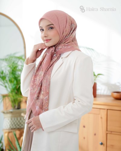 Haira Shamia ALIZA series - TERRACOTTA Hijab Scarf