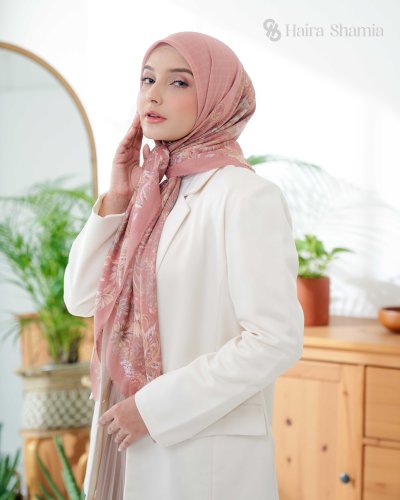 Haira Shamia ALIZA series - TERRACOTTA Hijab Scarf