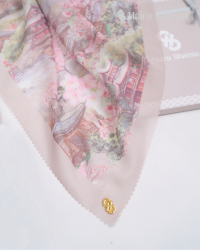 Haira Shamia Kyoto series - Orchid Hijab Scarf