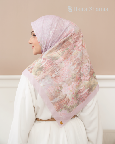 Haira Shamia Kyoto series - Orchid Hijab Scarf