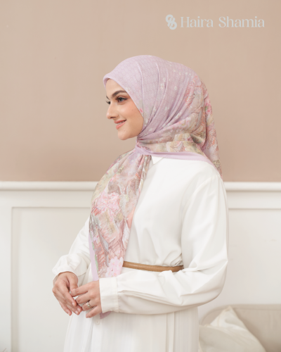 Haira Shamia Kyoto series - Orchid Hijab Scarf