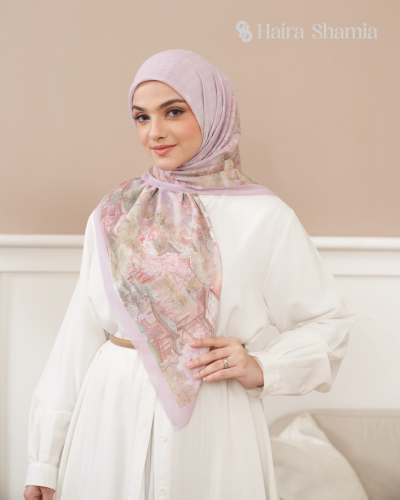 Haira Shamia Kyoto series - Orchid Hijab Scarf