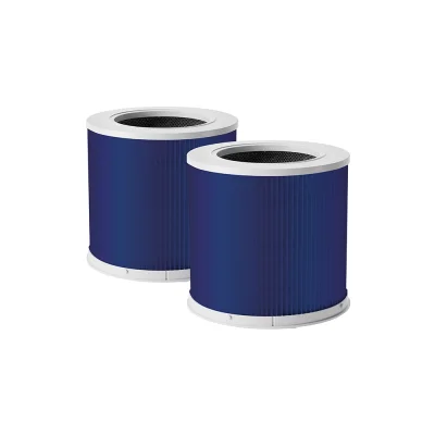 ไส้กรองประสิทธิภาพสูง iSUPER Air Purifier HEPA 14 Filter สีน้ำเงิน (แพ็คคู่) สำหรับ Xiaomi Air Purifier 4 Compact