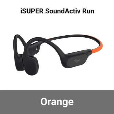 หูฟังวิ่ง ออกกำลังกาย iSUPER SoundActiv Run สีส้ม