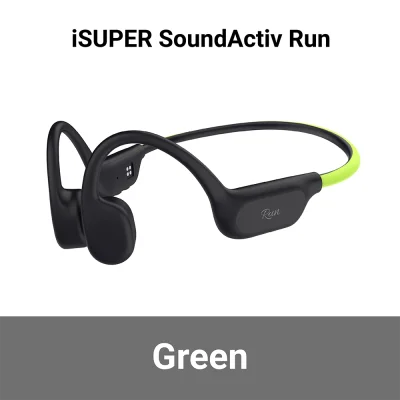 หูฟังวิ่ง ออกกำลังกาย iSUPER SoundActiv Run สีเขียว