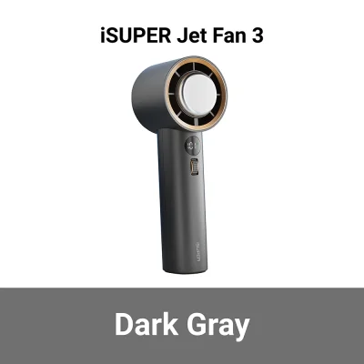 พัดลมพกพา iSUPER Jet Fan 3 gray