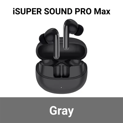 (กรอกโค้ด SPROMAX300 ลดเพิ่ม300บาท) หูฟังบลูทูธไร้สาย iSUPER SOUND PRO Max (กรอกโค้ด SPROMAX300 ลดเพิ่ม300บาท) หูฟังบลูทูธไร้สาย iSUPER SOUND PRO Max