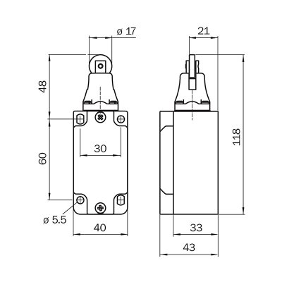 i110-PA223 Dimensional drawing