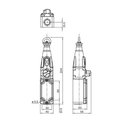 i110-RP223 Dimensional drawing