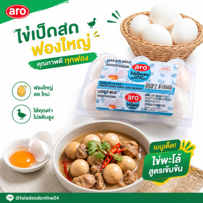 Duck 6 eggs