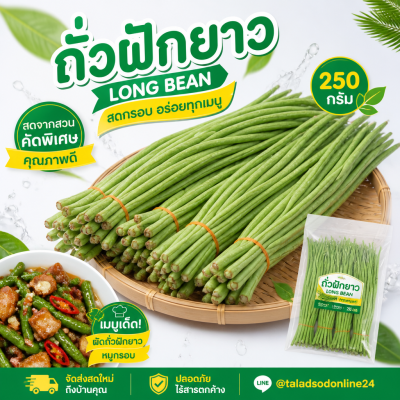 ถั่วฝักยาว - 250g