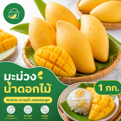 มะม่วง – น้ำดอกไม้-สุก - 1kg