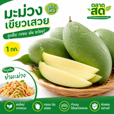 มะม่วง – เขียวเสวย-ดิบ - 1kg