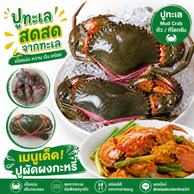 ปูทะเล - 1kg