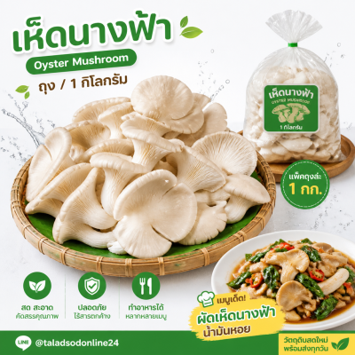 เห็ดนางฟ้า - 1kg