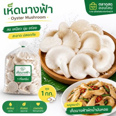 เห็ดนางฟ้า - 1kg
