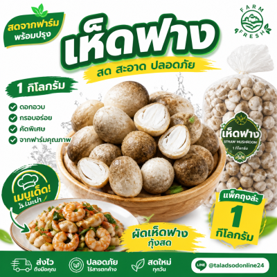 เห็ดฟาง - 1kg
